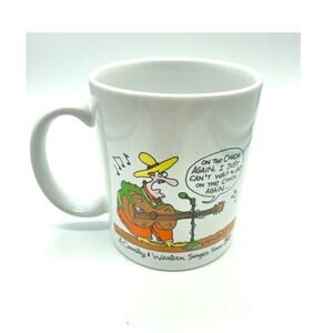 Vintage Cowboy 50th Birthday‎ Shoebox Hallmark Coffee Mug Country humorous